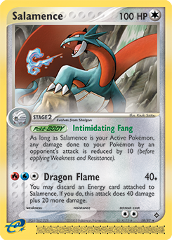 Carte Pokémon Rare Drattak 19/97 de la série Ex Dragon