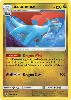 Salamence 106/168 Pokémon card from Celestial Storm for sale at best price