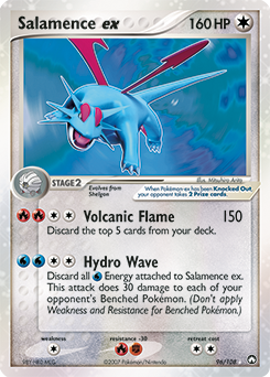 Salamence EX 96/108 Pokémon card from Ex Power Keepers for sale at best price