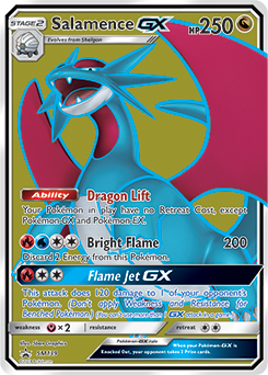 Salamence GX SM139 Pokémon card from Sun and Moon Promos for sale at best price