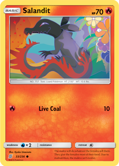 Salandit 33/236 Pokémon card from Unified Minds for sale at best price
