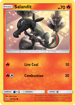 Salandit 25/156 Pokémon card from Untra Prism for sale at best price