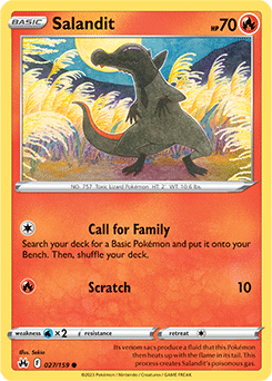 Salandit 027/159 Pokémon card from Crown Zenith for sale at best price