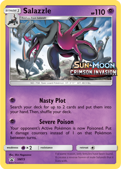 Salazzle SM73 Pokémon card from Sun and Moon Promos for sale at best price