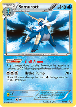 Samurott BW22 Pokémon card from Back & White Promos for sale at best price