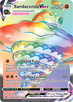 Sandaconda VMAX 206/198 Pokémon card from Chilling Reign for sale at best price