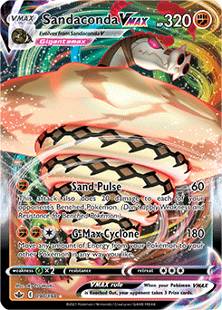 Sandaconda VMAX 90/198 Pokémon card from Chilling Reign for sale at best price