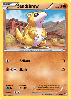 Sandshrew 78/149 Pokémon card from Boundaries Crossed for sale at best price