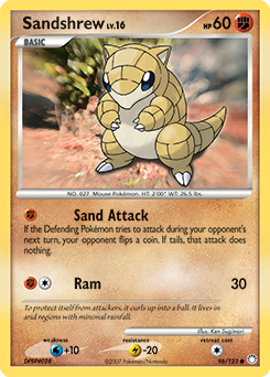 Sandshrew 96/123 Pokémon card from Mysterious Treasures for sale at best price