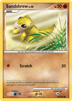 Sandshrew 124/147 Pokémon card from Supreme Victors for sale at best price