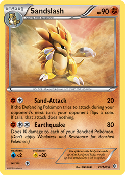 Sandslash 79/149 Pokémon card from Boundaries Crossed for sale at best price