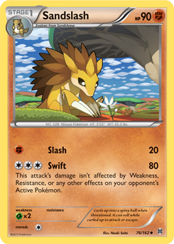 Sandslash 76/162 Pokémon card from Breakthrough for sale at best price