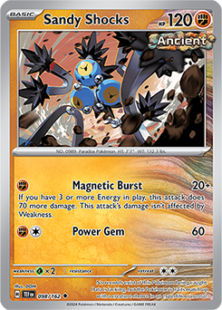 Sandy Shocks 98/162 Pokémon card from Temporal Forces for sale at best price