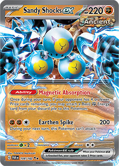 Sandy Shocks ex 108/182 Pokémon card from Paradox Rift for sale at best price