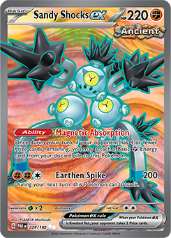 Sandy Shocks ex 228/182 Pokémon card from Paradox Rift for sale at best price