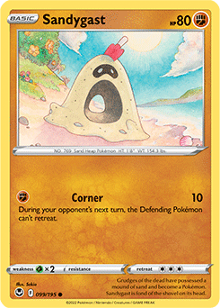 Sandygast 099/195 Pokémon card from Silver Tempest for sale at best price