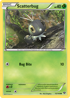 Scatterbug 15/146 Pokémon card from X&Y for sale at best price