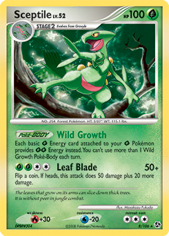 Sceptile 8/106 Pokémon card from Great Encounters for sale at best price