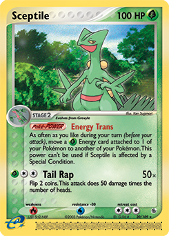 Sceptile 20/109 Pokémon card from Ex Ruby & Sapphire for sale at best price