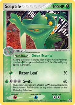 Sceptile 10/106 Pokémon card from Ex Emerald for sale at best price