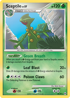 Carte Pokémon Sceptile 30/99 de la série Arceus en vente au meilleur prix