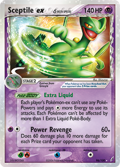 Sceptile EX 96/100 Pokémon card from Ex Crystal Guardians for sale at best price