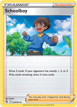 Schoolboy 238/264 Pokémon card from Fusion Strike for sale at best price