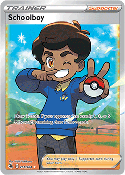 Schoolboy 261/264 Pokémon card from Fusion Strike for sale at best price
