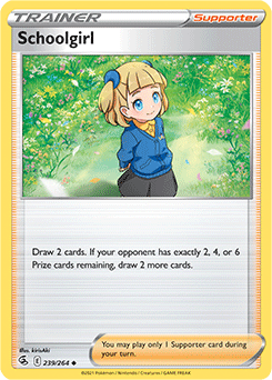 Schoolgirl 239/264 Pokémon card from Fusion Strike for sale at best price