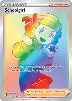 Schoolgirl 277/264 Pokémon card from Fusion Strike for sale at best price