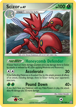 Scizor 25/100 Pokémon card from Stormfront for sale at best price