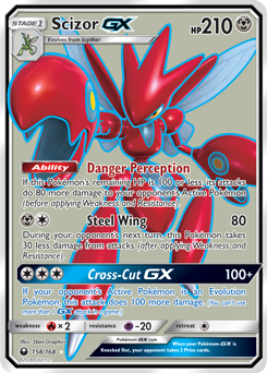 Scizor GX 158/168 Pokémon card from Celestial Storm for sale at best price