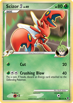 Scizor Pokémon 4 48/111 Pokémon card from Rising Rivals for sale at best price