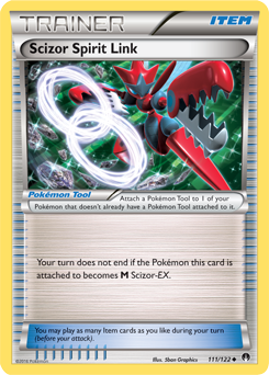 Scizor Spirit Link 111/122 Pokémon card from Breakpoint for sale at best price