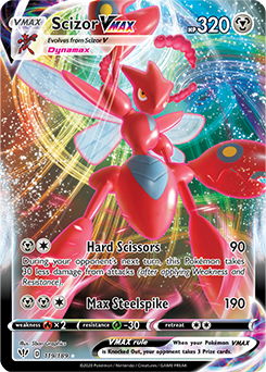 Scizor VMAX 119/189 Pokémon card from Darkness Ablaze for sale at best price