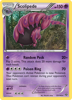 Scolipede 53/146 Pokémon card from X&Y for sale at best price