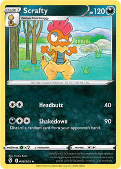 Carte Pokémon Peu commune Baggaïd 99/203 de la série Évolution Céleste