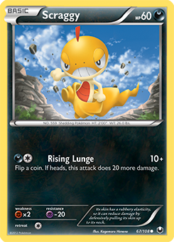 Scraggy 67/108 Pokémon card from Dark Explorers for sale at best price
