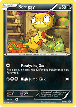Scraggy BW25 Pokémon card from Back & White Promos for sale at best price