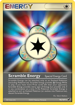 Scramble Energy 95/107 Pokémon card from Ex Deoxys for sale at best price