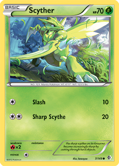Scyther 7/149 Pokémon card from Boundaries Crossed for sale at best price