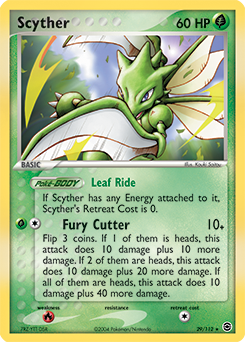 Scyther 29/112 Pokémon card from Ex Fire Red Leaf Green for sale at best price