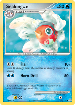 Seaking 62/130 Pokémon card from Diamond & Pearl for sale at best price