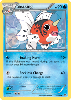 Seaking 28/162 Pokémon card from Breakthrough for sale at best price