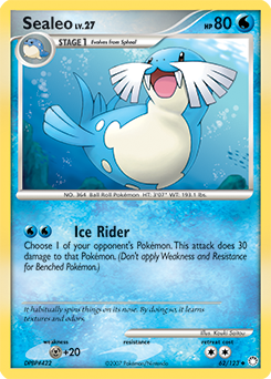 Sealeo 62/123 Pokémon card from Mysterious Treasures for sale at best price