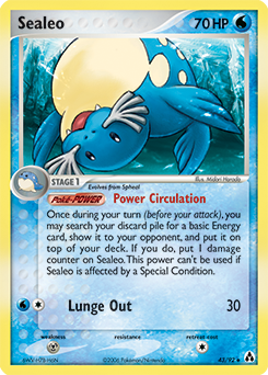 Sealeo 43/92 Pokémon card from Ex Legend Maker for sale at best price