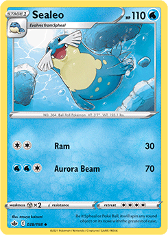 Sealeo 38/198 Pokémon card from Chilling Reign for sale at best price