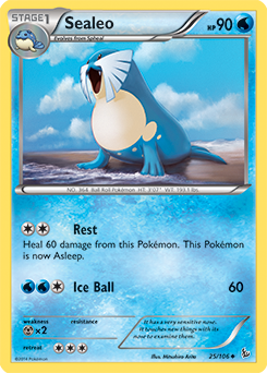 Sealeo 25/106 Pokémon card from Flashfire for sale at best price