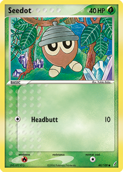 Seedot 60/100 Pokémon card from Ex Crystal Guardians for sale at best price