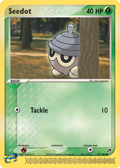 Carte Pokémon Commune Grainipiot 77/100 de la série Ex Tempête de Sable